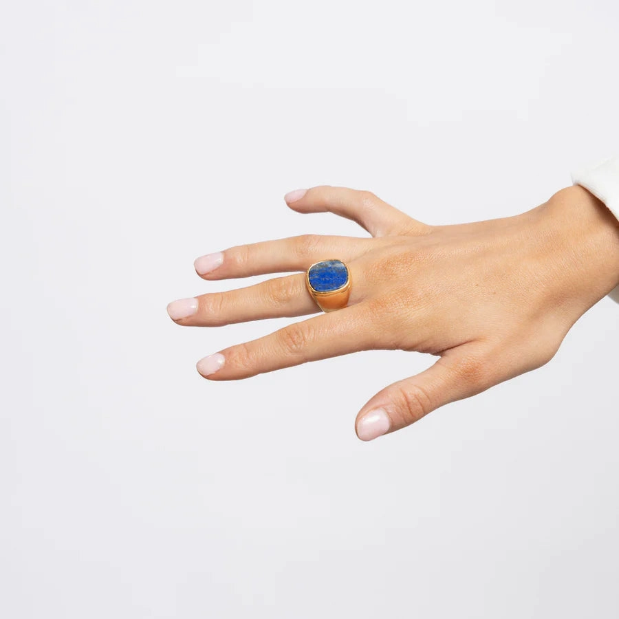 Grab It Fast Big Hot Sale Lapis Lazuli Statement Ring