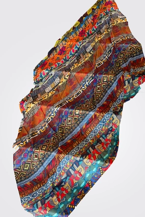 Limited Time Hot Deal Large Scarf - Africa Print