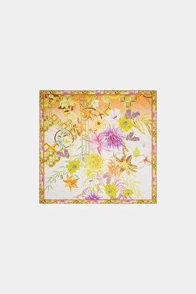 Save Today Only Large Square Scarf - How Does Your Garden Grow