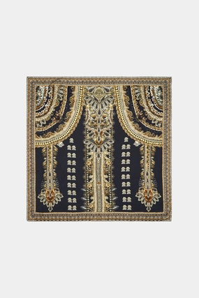Limited Stock Deals Flash Offer Today Large Square Scarf - Its All Over Torero