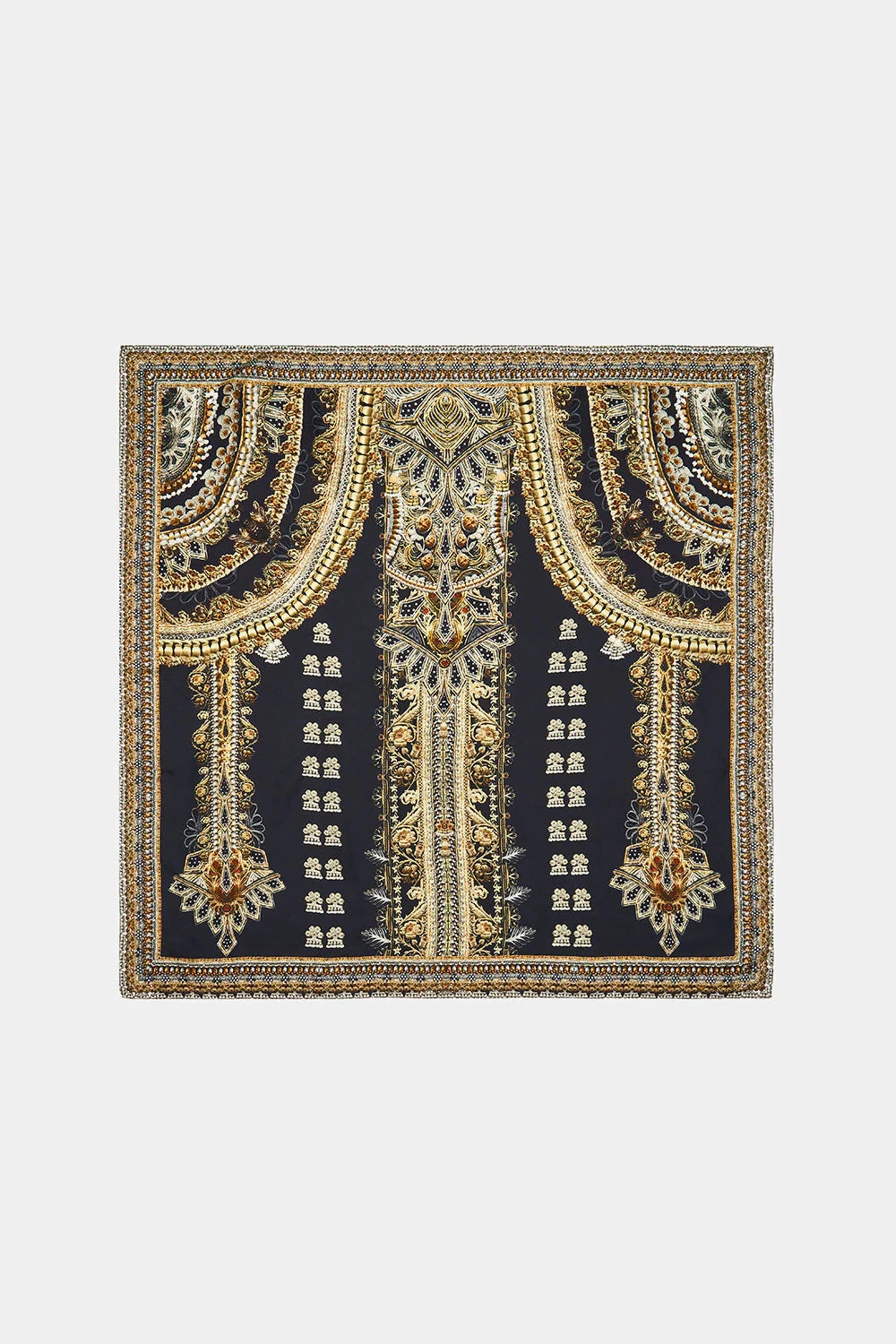 Limited Stock Deals Flash Offer Today Large Square Scarf - Its All Over Torero