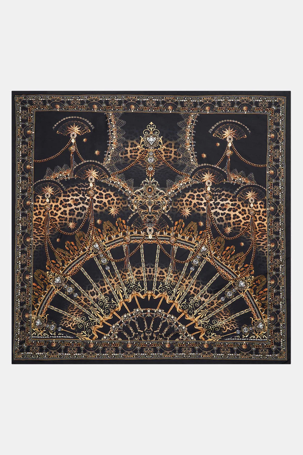 Large Square Scarf - Masked At Midnight Daily Clearance Deal Online Exclusive Offer