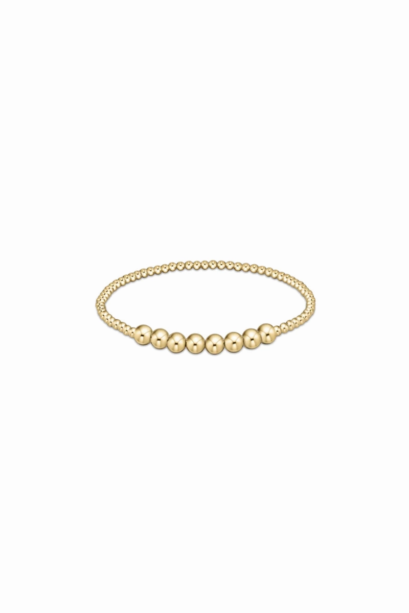 Weekend Specials Classic Gold Beaded Bliss Bead Bracelet - 5Mm Gold