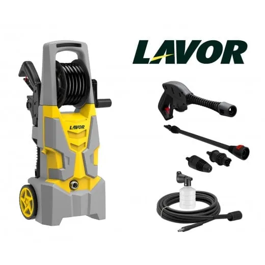 Lavor High Pressuer Washer 145Bar Yellow Three Pistons Alminum PumpAuto Stop System