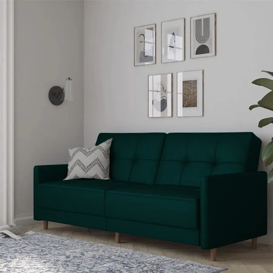 Leen 2 In 1 Sofabed Velvet Upholstered