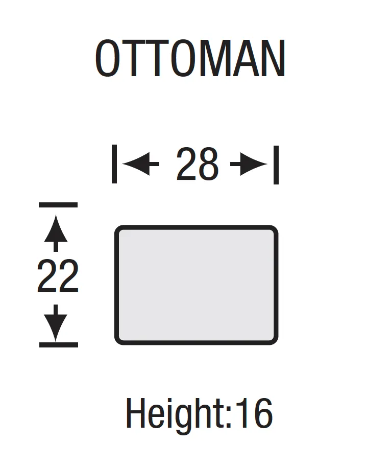 Legacy - Austin - Ottoman