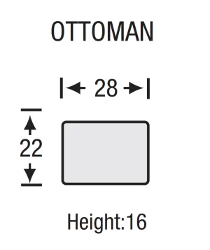 Legacy - Austin - Ottoman