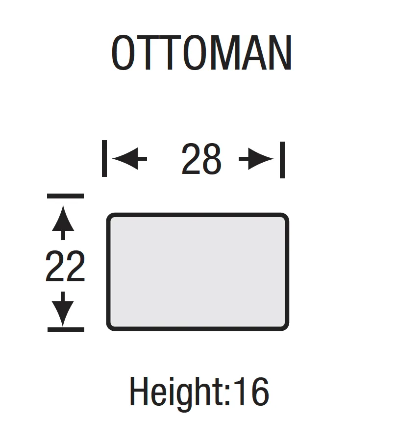 Legacy - Broadway - Ottoman