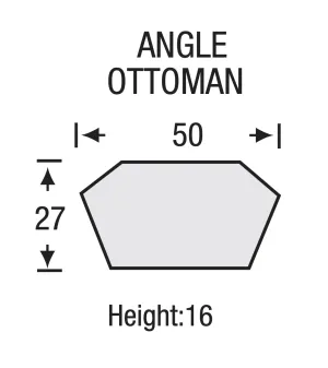 Legacy - Cleveland - Angle Ottoman