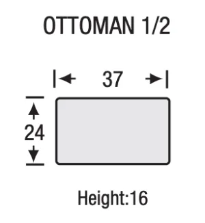 Legacy - Dalton - Ottoman 1/2
