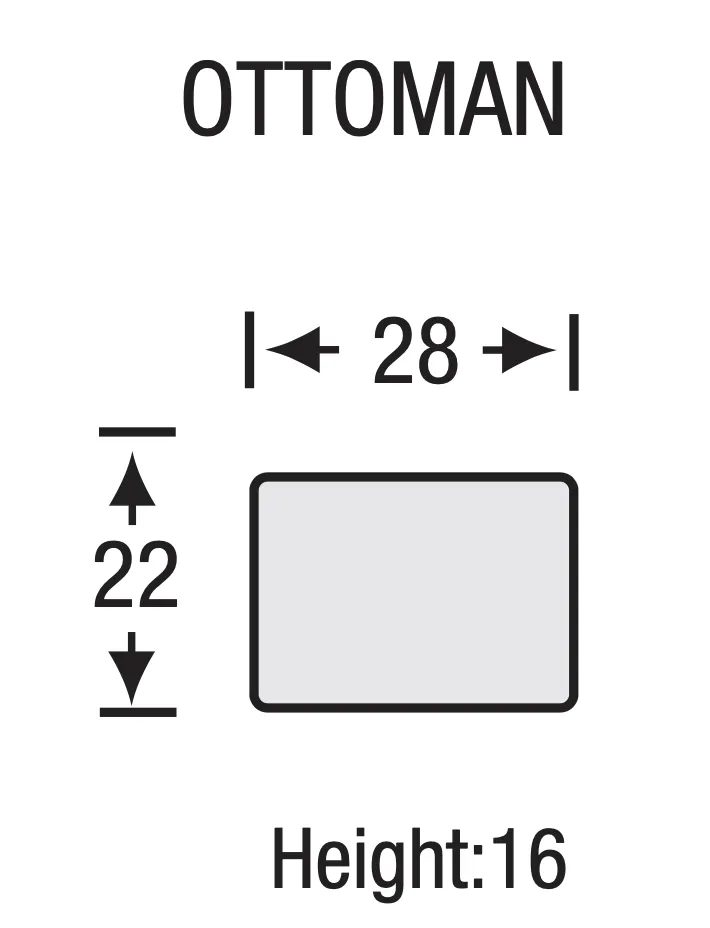 Legacy - Houston - Ottoman