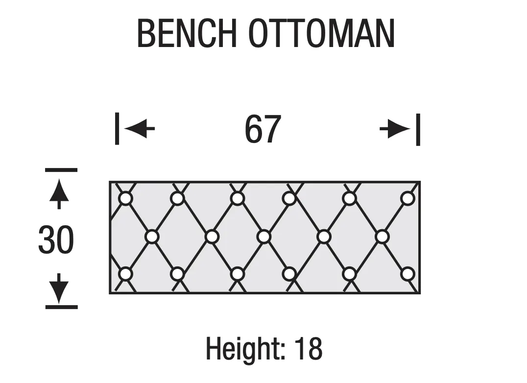 Legacy - Porter - Bench Ottoman