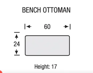 Legacy -Stockton-Bench Ottoman