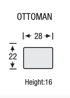 Legacy - Stonewall - Ottoman