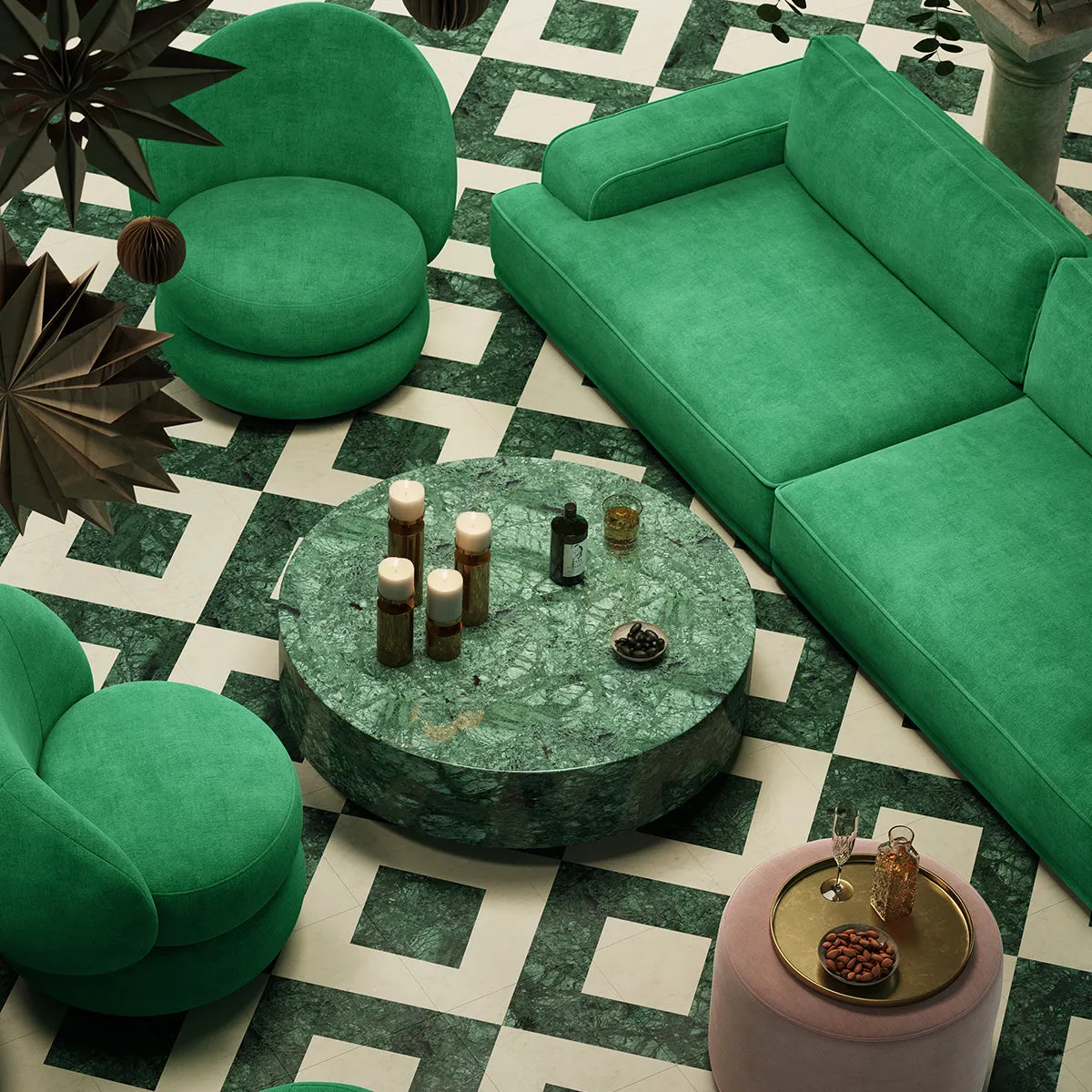 Leonora Fabric 3.5 Seater Sofa