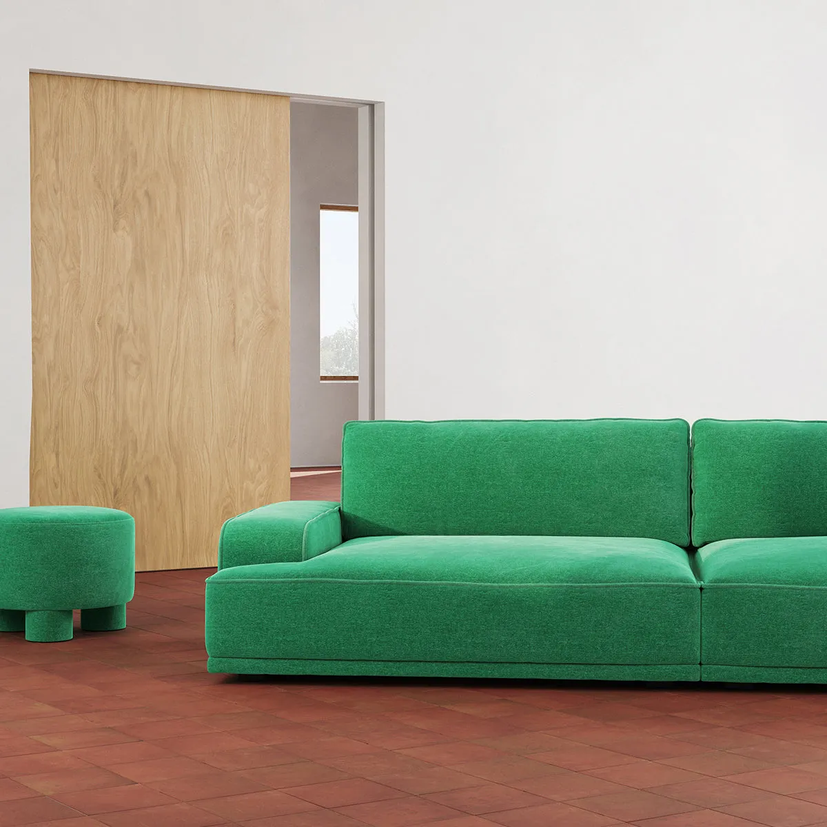 Leonora Fabric 3.5 Seater Sofa