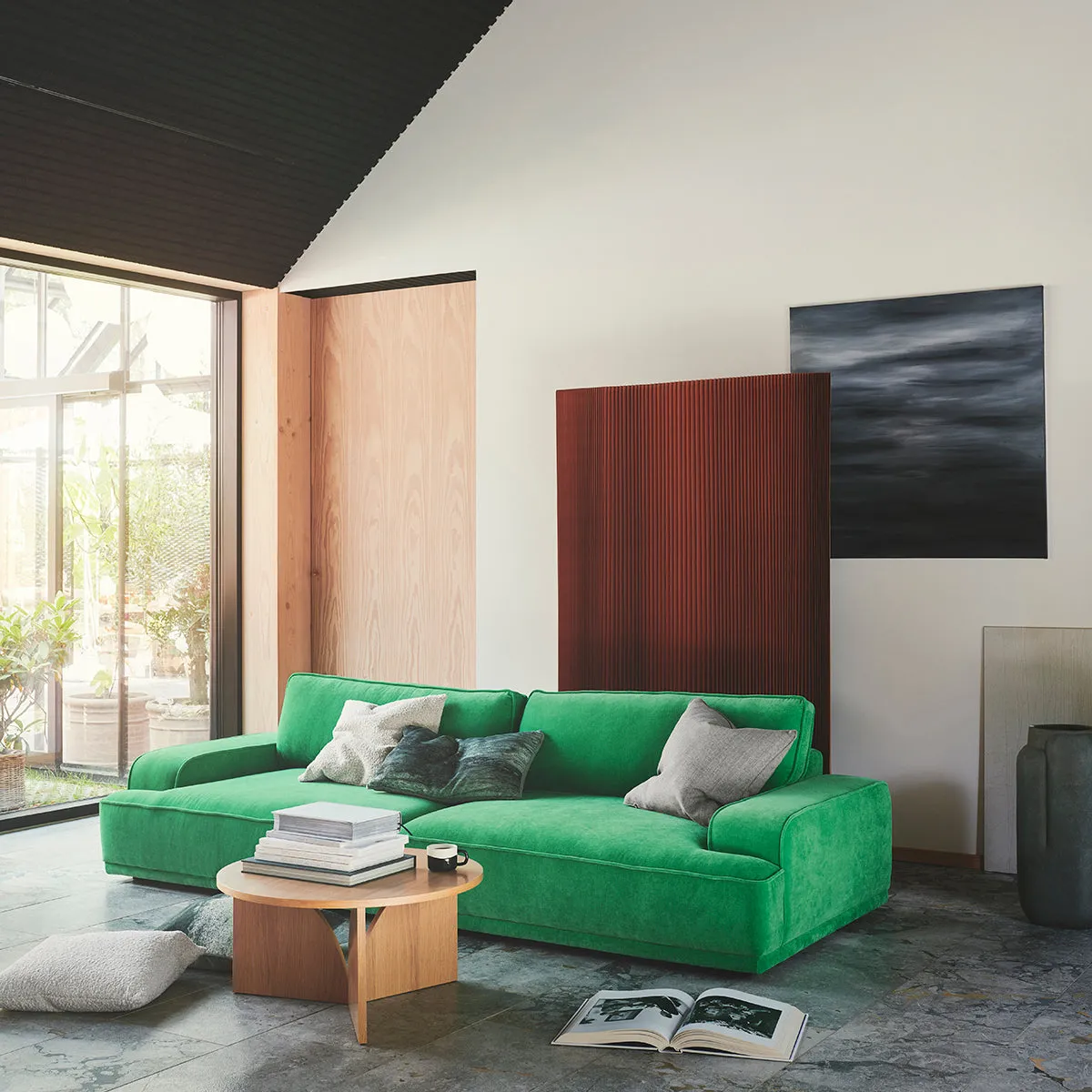 Leonora Fabric 3.5 Seater Sofa