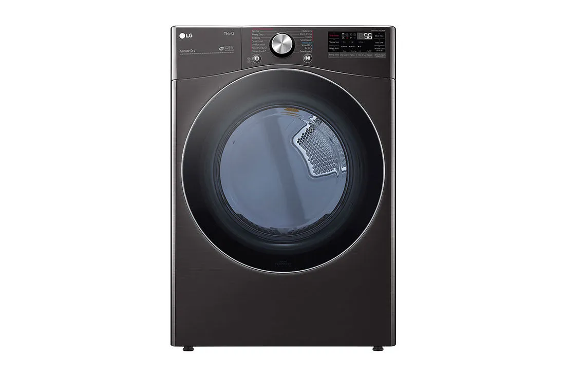 LG 27" Front Load Gas Dryer 7.4 Cu Ft - Black - DLGX4201B