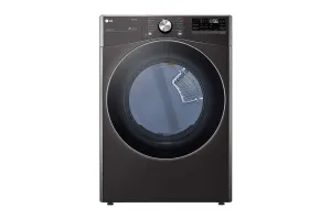 LG 27" Front Load Gas Dryer 7.4 Cu Ft - Black - DLGX4201B