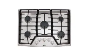 LG 30" Gas Cooktop - Black Glass - LCG3011ST
