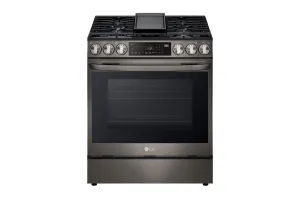 LG 30" Slide-In Gas Range ProBake Convection Easy Clean - Black Stainless - LSGL6335D