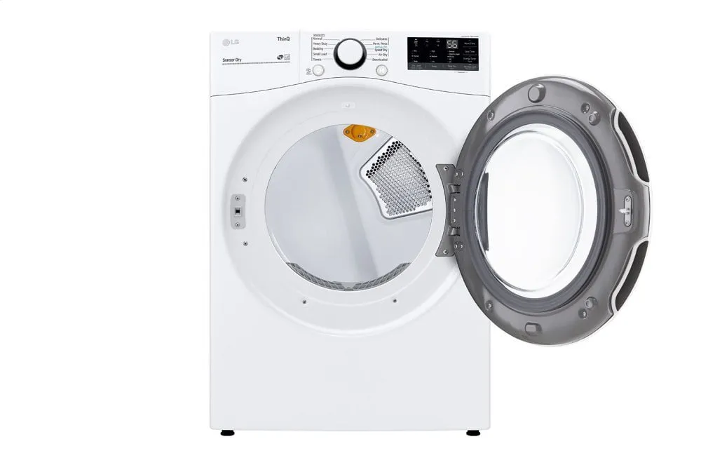 Lg DLG3601W 7.4 Cu. Ft. Ultra Large Capacity Smart Wi-Fi Enabled Front Load Gas Dryer With Built-In Intelligence