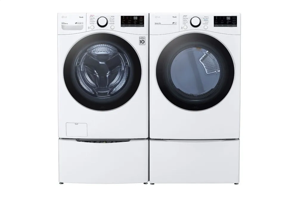 Lg DLG3601W 7.4 Cu. Ft. Ultra Large Capacity Smart Wi-Fi Enabled Front Load Gas Dryer With Built-In Intelligence