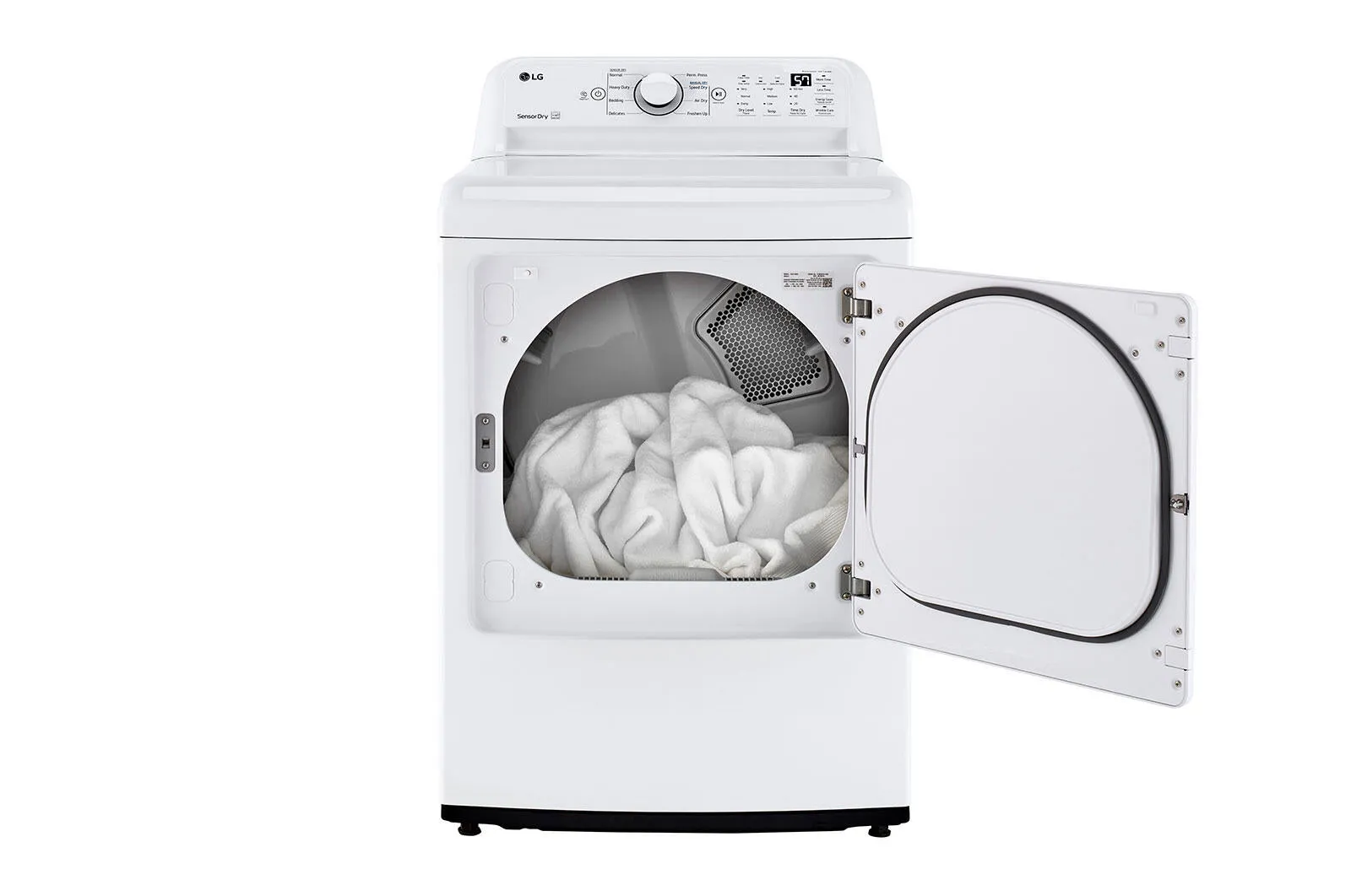 Lg DLG7001W 7.3 Cu. Ft. Ultra Large Capacity Top Load Gas Dryer With Sensor Dry Technology