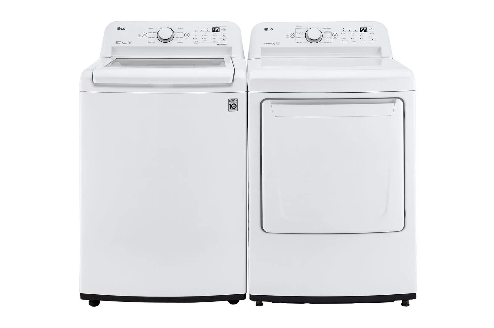 Lg DLG7001W 7.3 Cu. Ft. Ultra Large Capacity Top Load Gas Dryer With Sensor Dry Technology