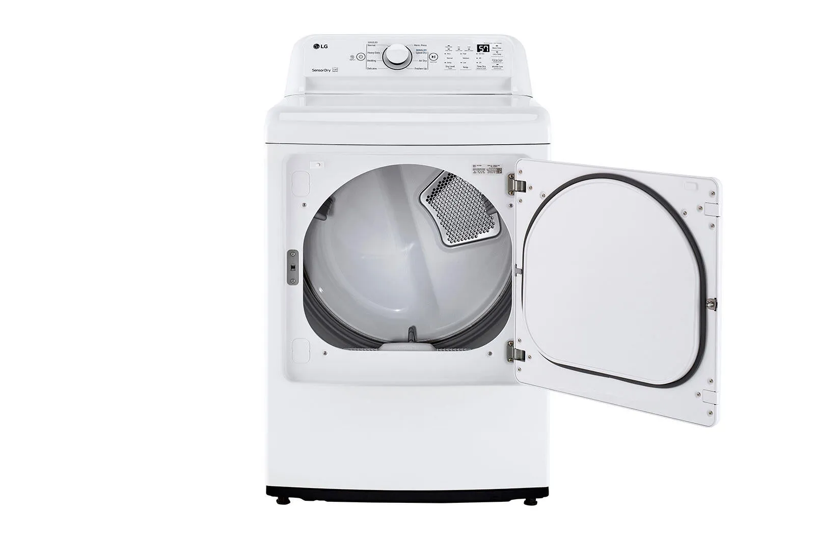 Lg DLG7001W 7.3 Cu. Ft. Ultra Large Capacity Top Load Gas Dryer With Sensor Dry Technology