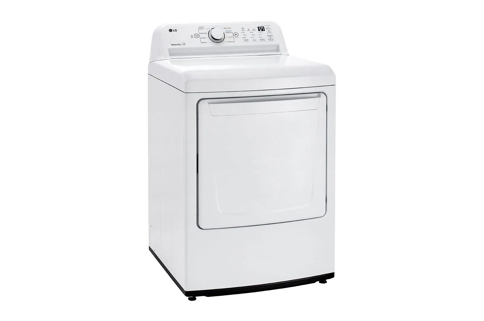 Lg DLG7001W 7.3 Cu. Ft. Ultra Large Capacity Top Load Gas Dryer With Sensor Dry Technology