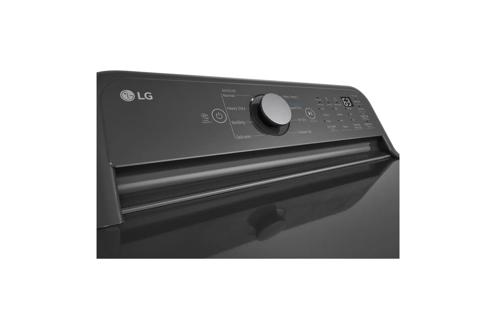 Lg DLG7151M 7.3 Cu. Ft. Top Load Energy Star Gas Dryer With Sensor Dry, Flowsense & Clean Filter Indicators