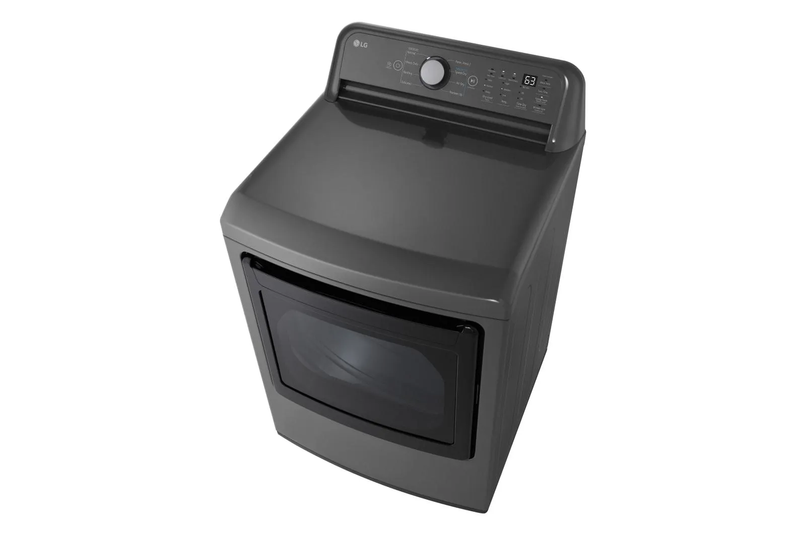 Lg DLG7151M 7.3 Cu. Ft. Top Load Energy Star Gas Dryer With Sensor Dry, Flowsense & Clean Filter Indicators