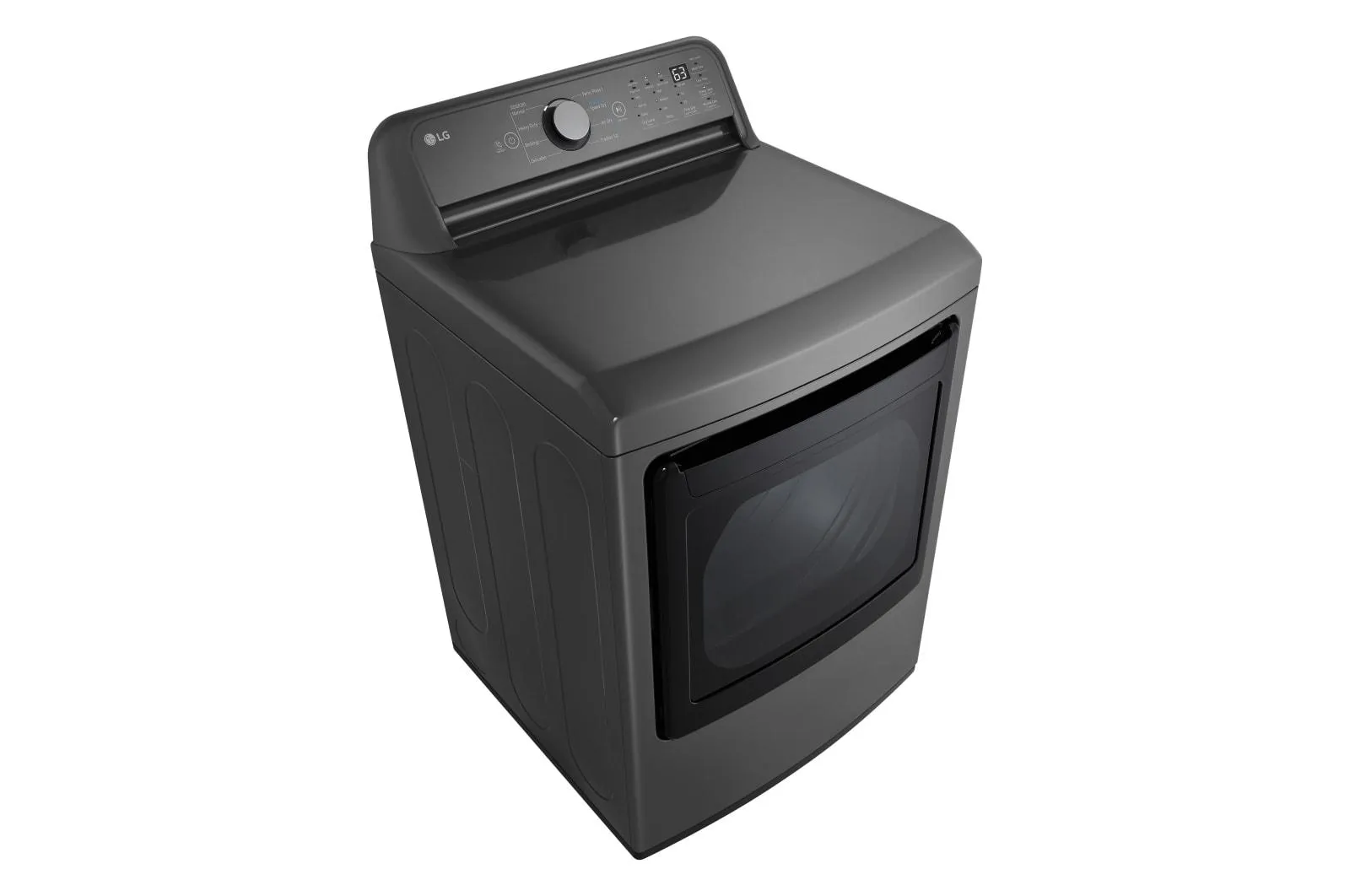 Lg DLG7151M 7.3 Cu. Ft. Top Load Energy Star Gas Dryer With Sensor Dry, Flowsense & Clean Filter Indicators