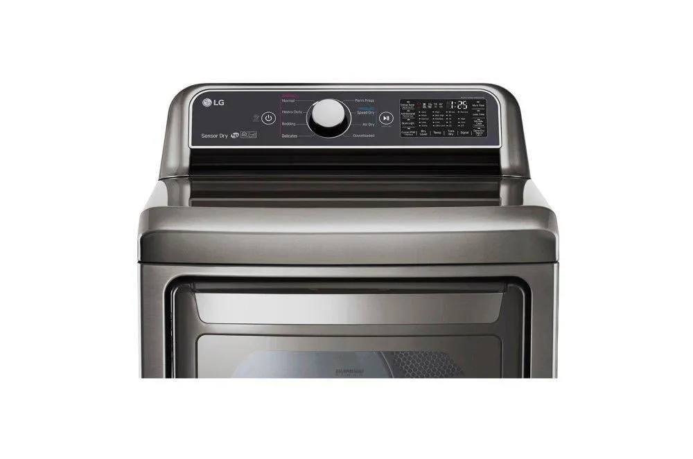 Lg DLG7301VE 7.3 Cu. Ft. Smart Wi-Fi Enabled Gas Dryer With Sensor Dry Technology