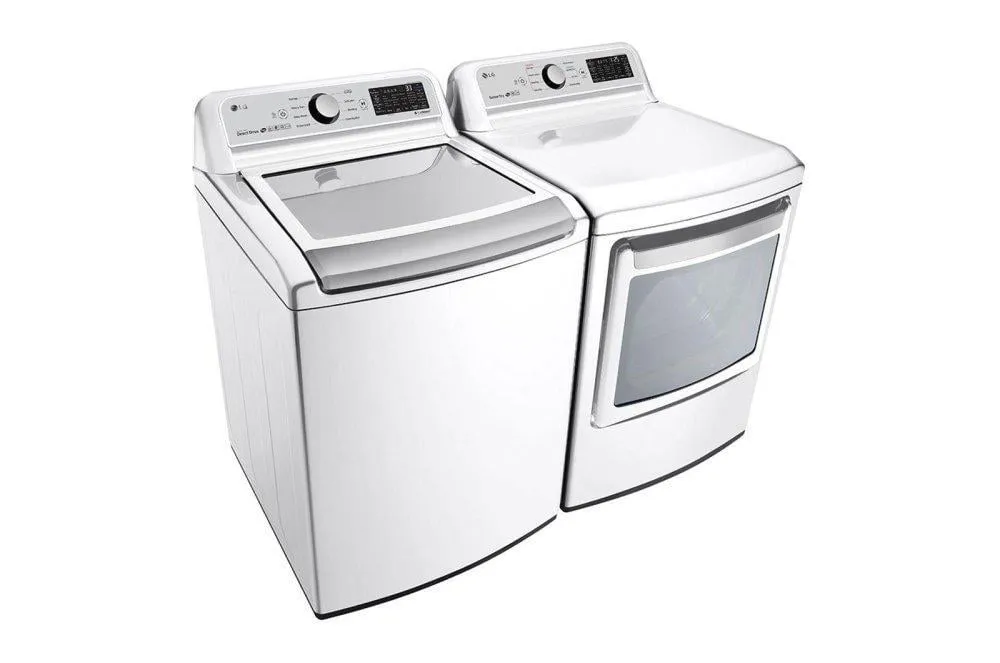 Lg DLG7301WE 7.3 Cu. Ft. Smart Wi-Fi Enabled Gas Dryer With Sensor Dry Technology