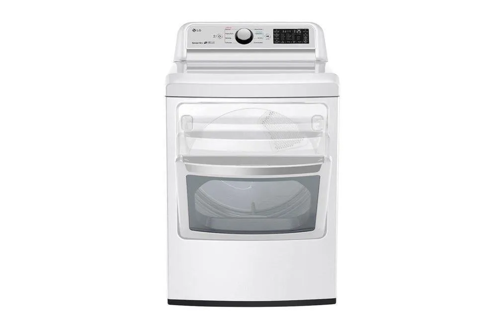 Lg DLG7301WE 7.3 Cu. Ft. Smart Wi-Fi Enabled Gas Dryer With Sensor Dry Technology