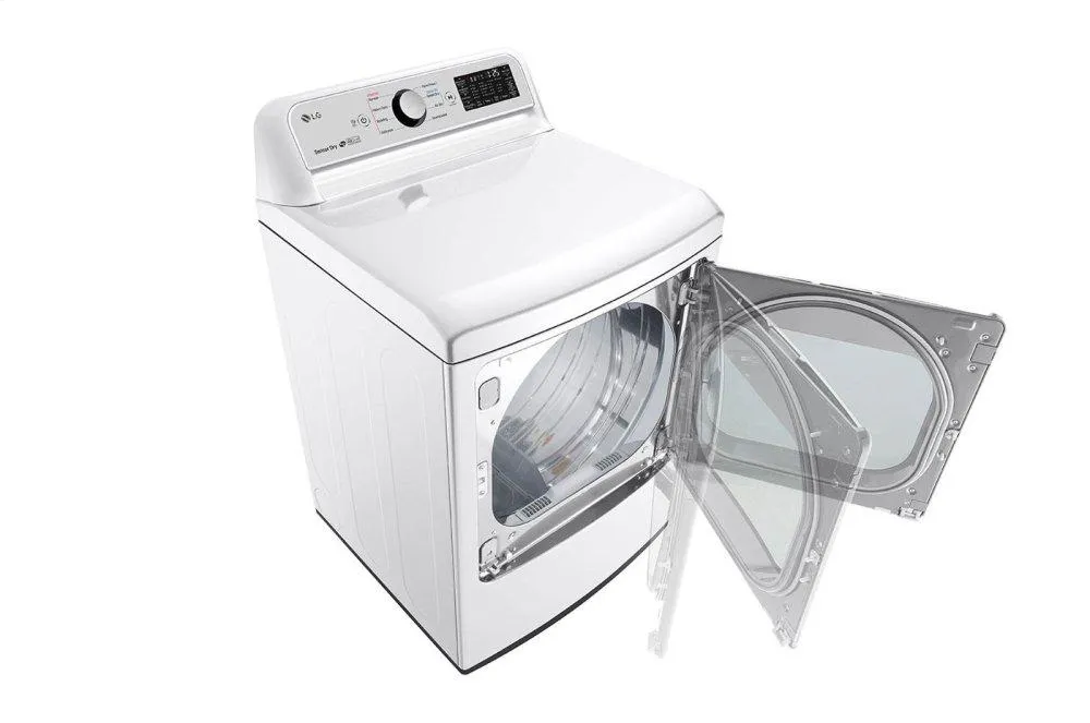Lg DLG7301WE 7.3 Cu. Ft. Smart Wi-Fi Enabled Gas Dryer With Sensor Dry Technology