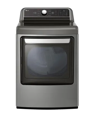 Lg DLG7401VE 7.3 Cu. Ft. Ultra Large Capacity Smart Wi-Fi Enabled Rear Control Gas Dryer With Easyload&#8482; Door