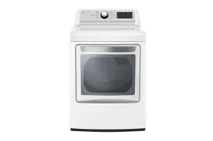 Lg DLG7401WE 7.3 Cu. Ft. Ultra Large Capacity Smart Wi-Fi Enabled Rear Control Gas Dryer With Easyload&#8482; Door
