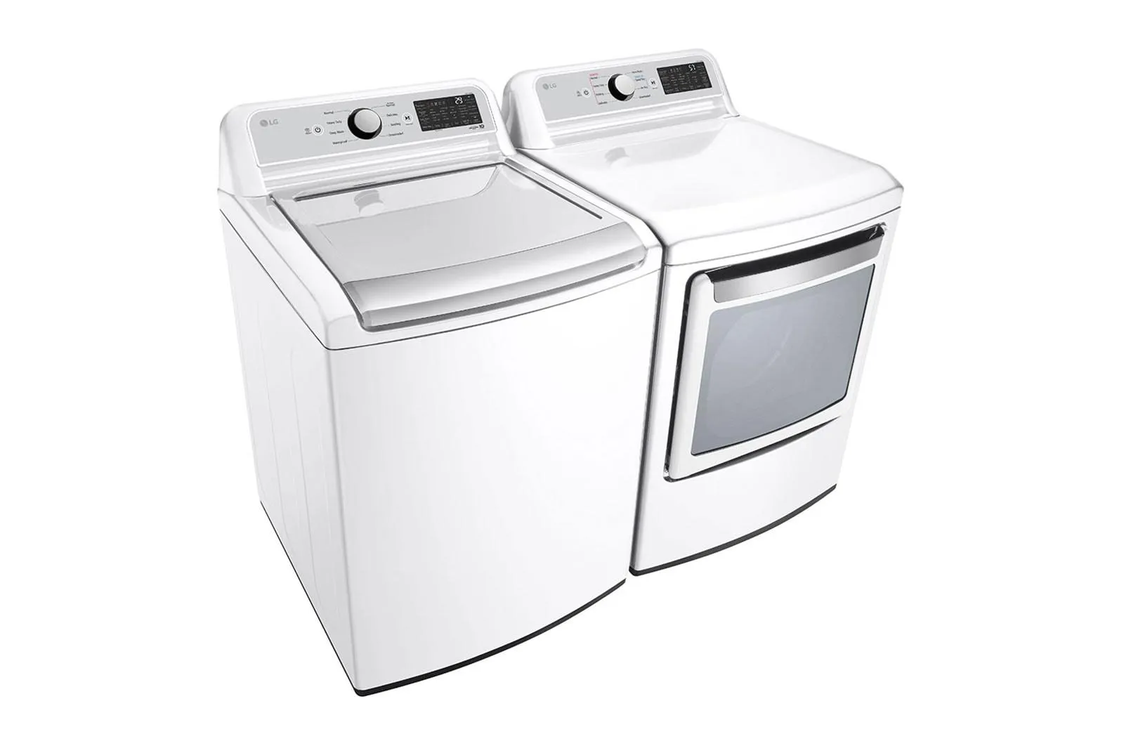 Lg DLG7401WE 7.3 Cu. Ft. Ultra Large Capacity Smart Wi-Fi Enabled Rear Control Gas Dryer With Easyload&#8482; Door