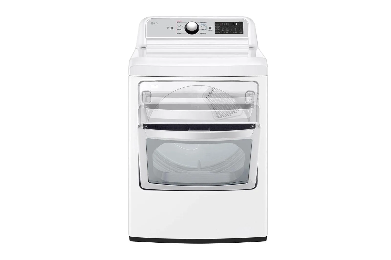 Lg DLG7401WE 7.3 Cu. Ft. Ultra Large Capacity Smart Wi-Fi Enabled Rear Control Gas Dryer With Easyload&#8482; Door