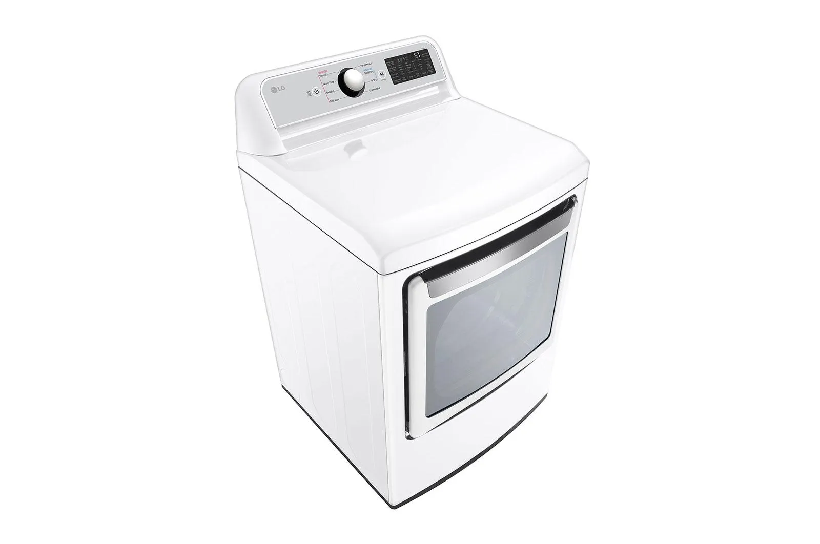 Lg DLG7401WE 7.3 Cu. Ft. Ultra Large Capacity Smart Wi-Fi Enabled Rear Control Gas Dryer With Easyload&#8482; Door