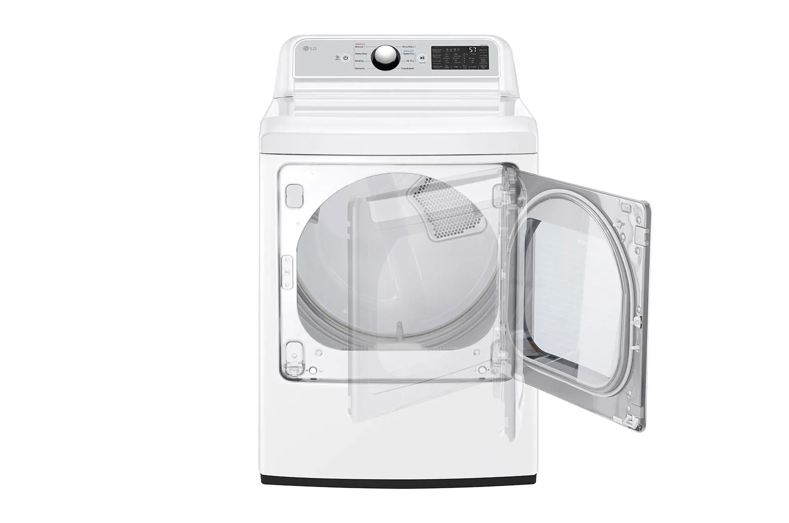 Lg DLG7401WE 7.3 Cu. Ft. Ultra Large Capacity Smart Wi-Fi Enabled Rear Control Gas Dryer With Easyload&#8482; Door