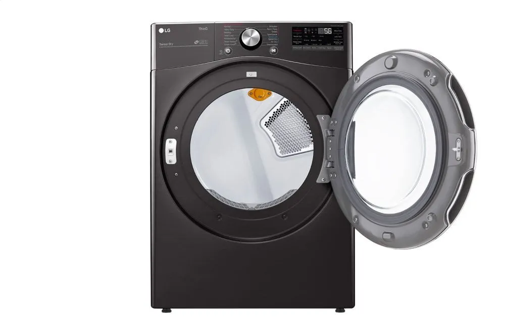 Lg DLGX4201B 7.4 Cu. Ft. Ultra Large Capacity Smart Wi-Fi Enabled Front Load Gas Dryer With Turbosteam&#8482; And Built-In Intelligence