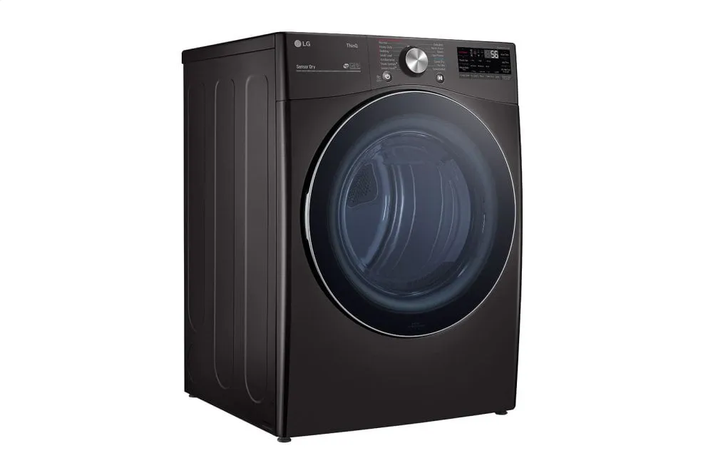 Lg DLGX4201B 7.4 Cu. Ft. Ultra Large Capacity Smart Wi-Fi Enabled Front Load Gas Dryer With Turbosteam&#8482; And Built-In Intelligence