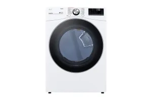 Lg DLGX4201W 7.4 Cu. Ft. Ultra Large Capacity Smart Wi-Fi Enabled Front Load Gas Dryer With Turbosteam&#8482; And Built-In Intelligence