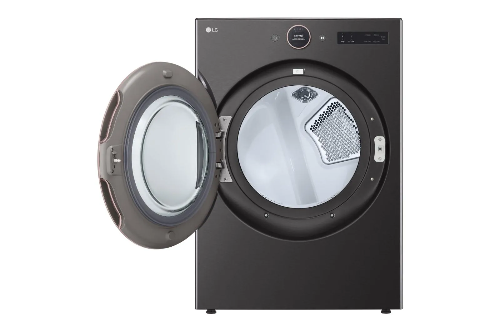 Lg DLGX6501B 7.4 Cu. Ft. Smart Front Load Energy Star Gas Dryer With Sensor Dry & Steam Technology