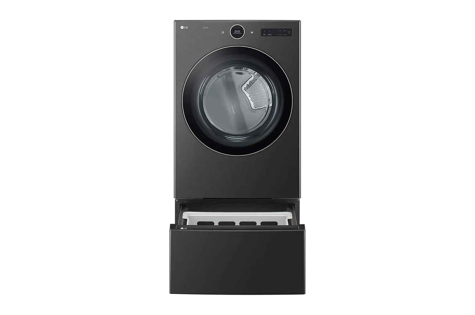 Lg DLGX6701B 7.4 Cu. Ft. Ultra Large Capacity Smart Wi-Fi Enabled Front Load Gas Dryer With Turbosteam&#8482; And Built-In Intelligence
