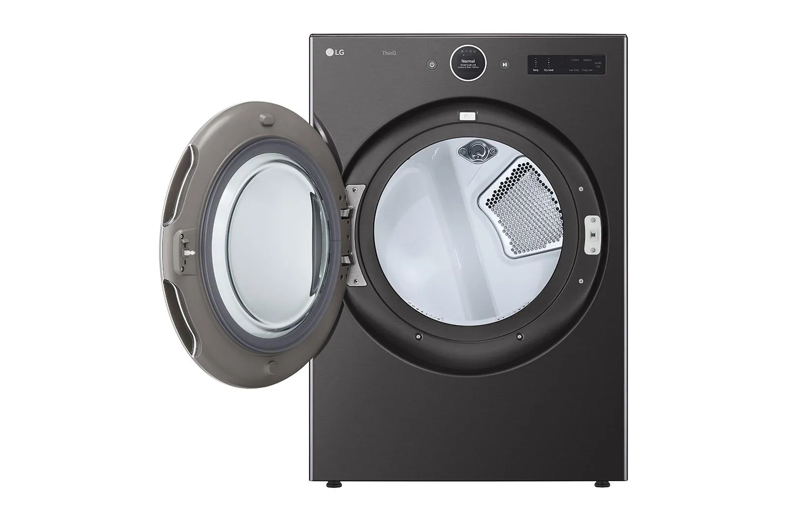 Lg DLGX6701B 7.4 Cu. Ft. Ultra Large Capacity Smart Wi-Fi Enabled Front Load Gas Dryer With Turbosteam&#8482; And Built-In Intelligence